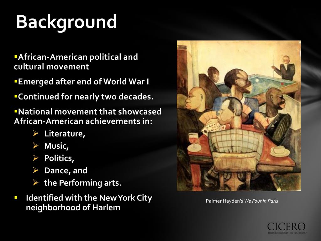 PPT The Harlem Renaissance PowerPoint Presentation, free download