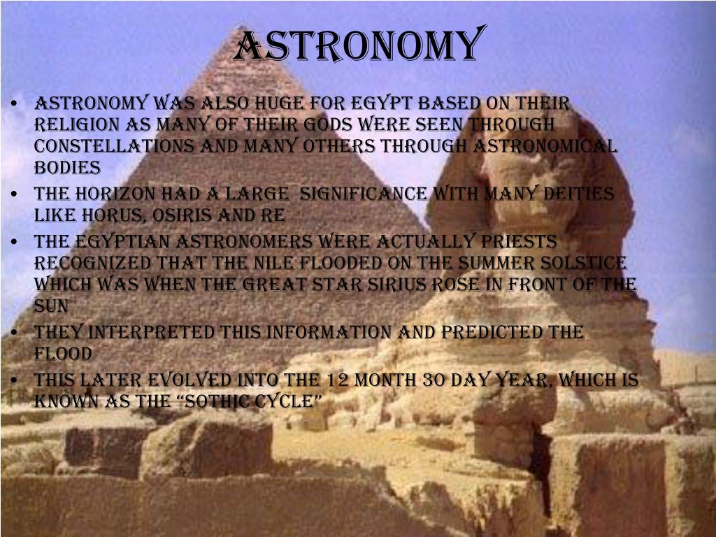 PPT Egyptian Innovations, Science and Technology