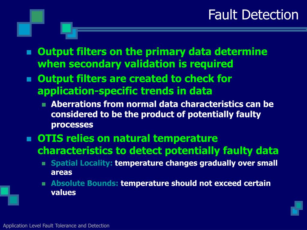 PPT Application Level Fault Tolerance and Detection PowerPoint Presentation ID5529496