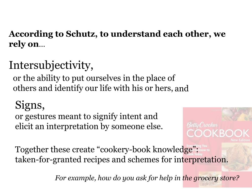 PPT MicroSociology I Schutz Berger & Luckmann PowerPoint