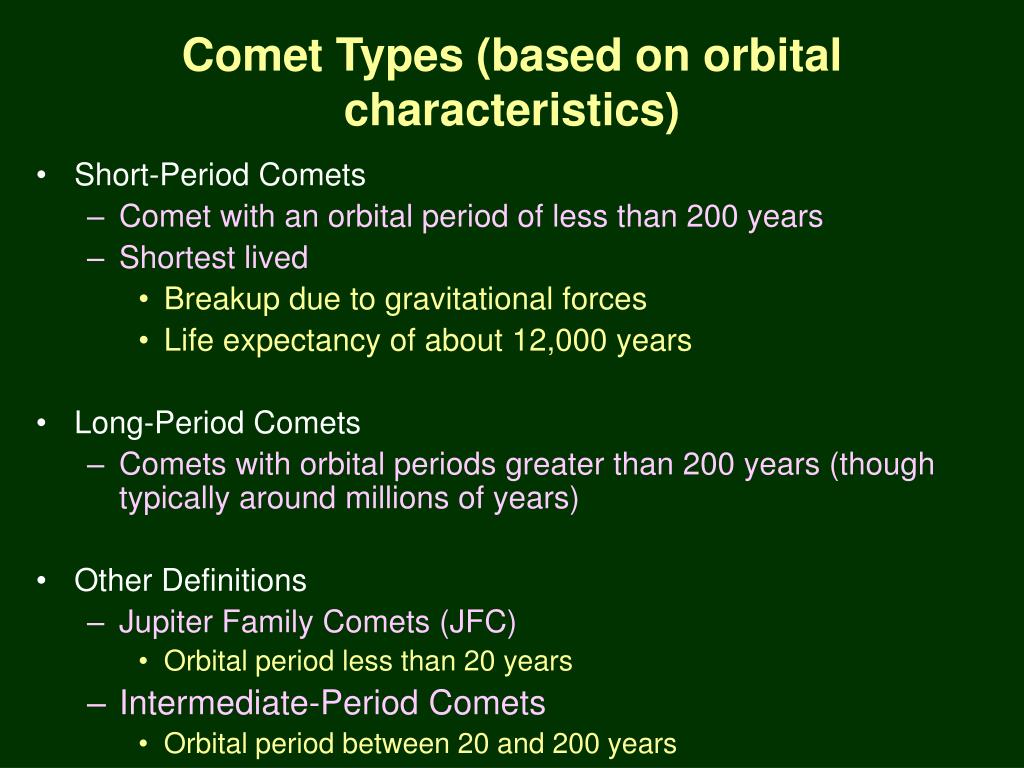 PPT - Comets and Kuiper Belt Objects PowerPoint Presentation, free