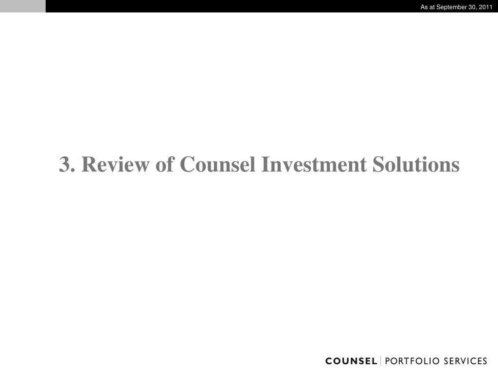 PPT Compliments of Frank Dakos Investment Planning Counsel 1100100