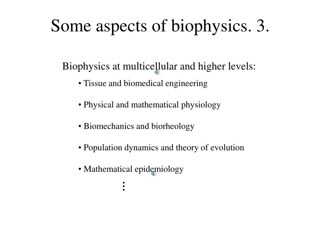 PPT Introduction to Biophysics. I. PowerPoint Presentation, free