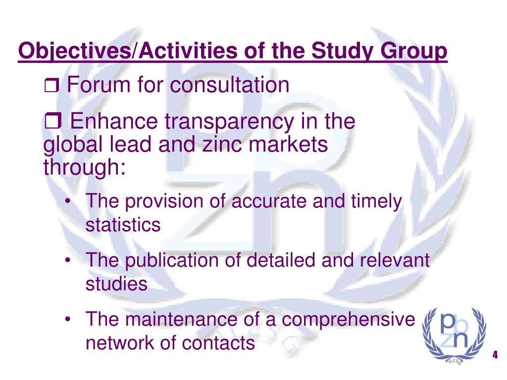 PPT International Lead and Zinc Study Group Presentation to RAPS