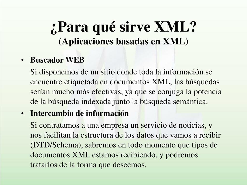 PPT Introducción a XML PowerPoint Presentation, free download ID