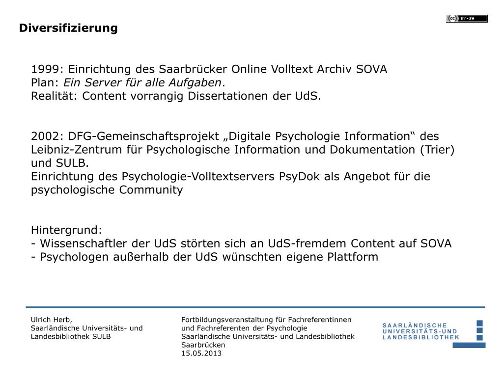 PPT Open Access an SULB & UdS Aktuelle Entwicklungen PowerPoint