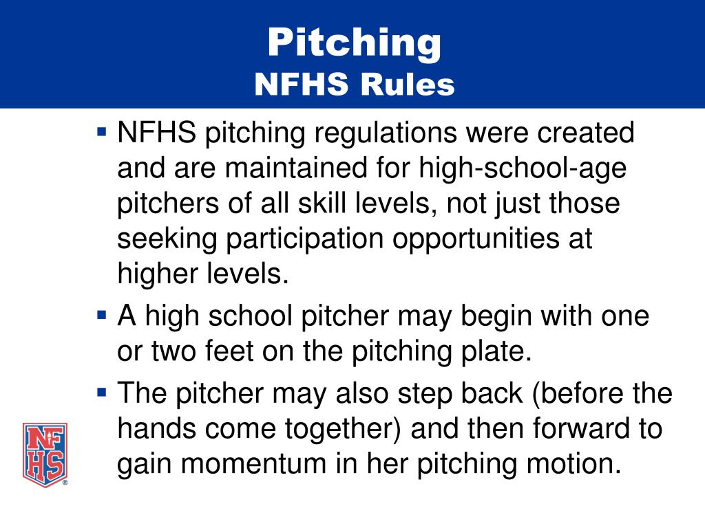 PPT NFHS Softball 2012 Rules Changes Major Editorial Changes Points
