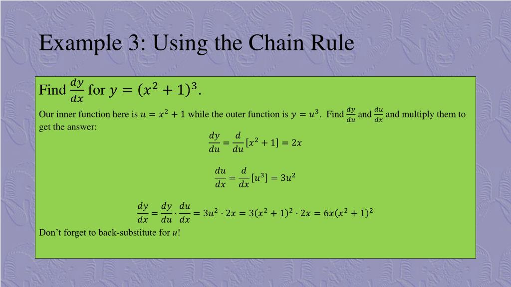 PPT The Chain Rule PowerPoint Presentation, free download ID5545370
