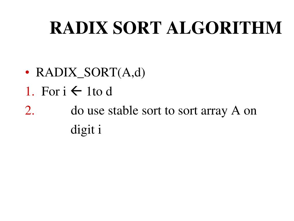 PPT Sorting in linear time PowerPoint Presentation, free download