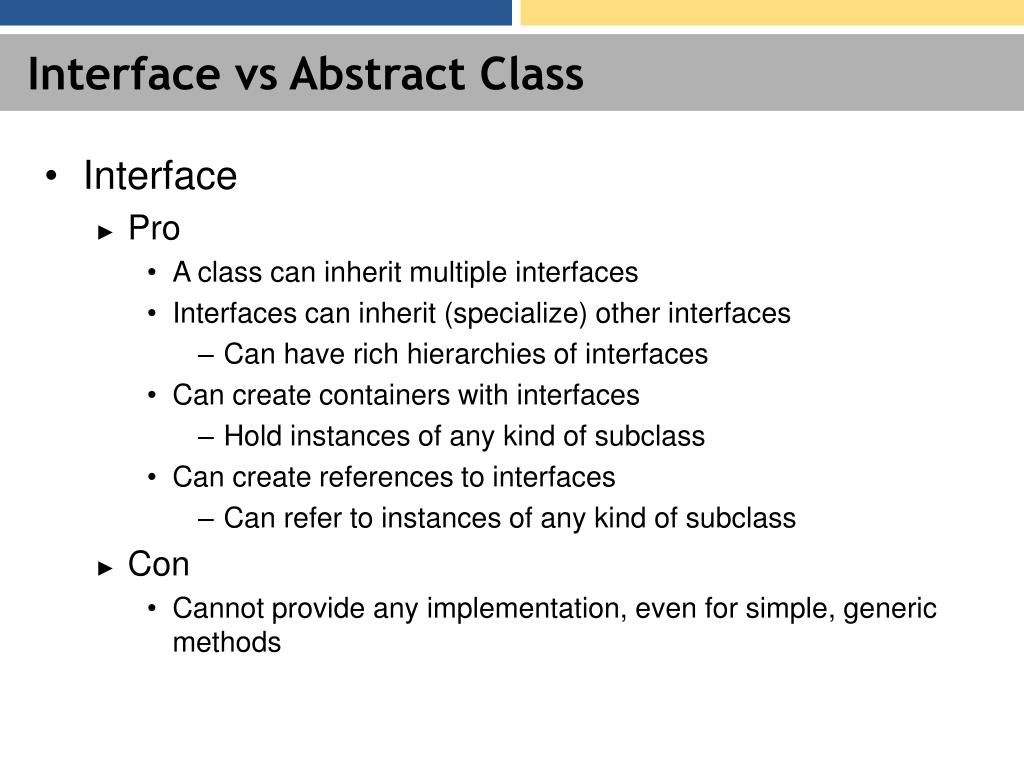 PPT Inheritance, Method Overloading, Interfaces, Abstract Classes