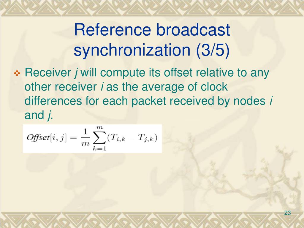 PPT Clock Synchronization for Wireless Sensor Networks A Survey