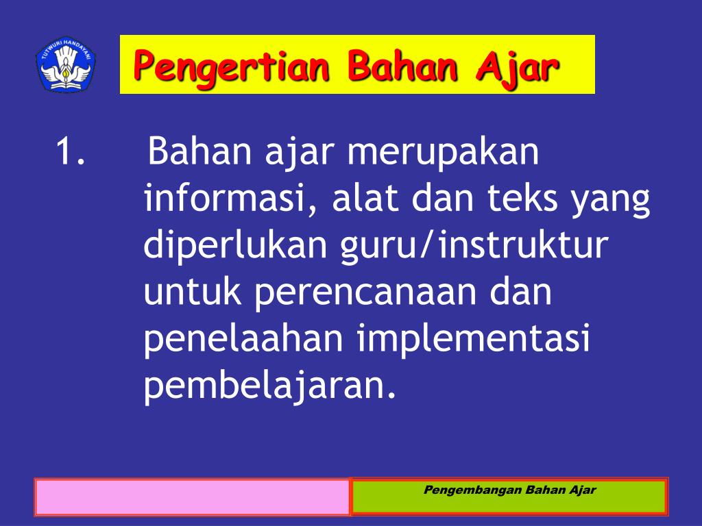 PPT PENGEMBANGAN BAHAN AJAR SMA PowerPoint Presentation, free download ID5553810
