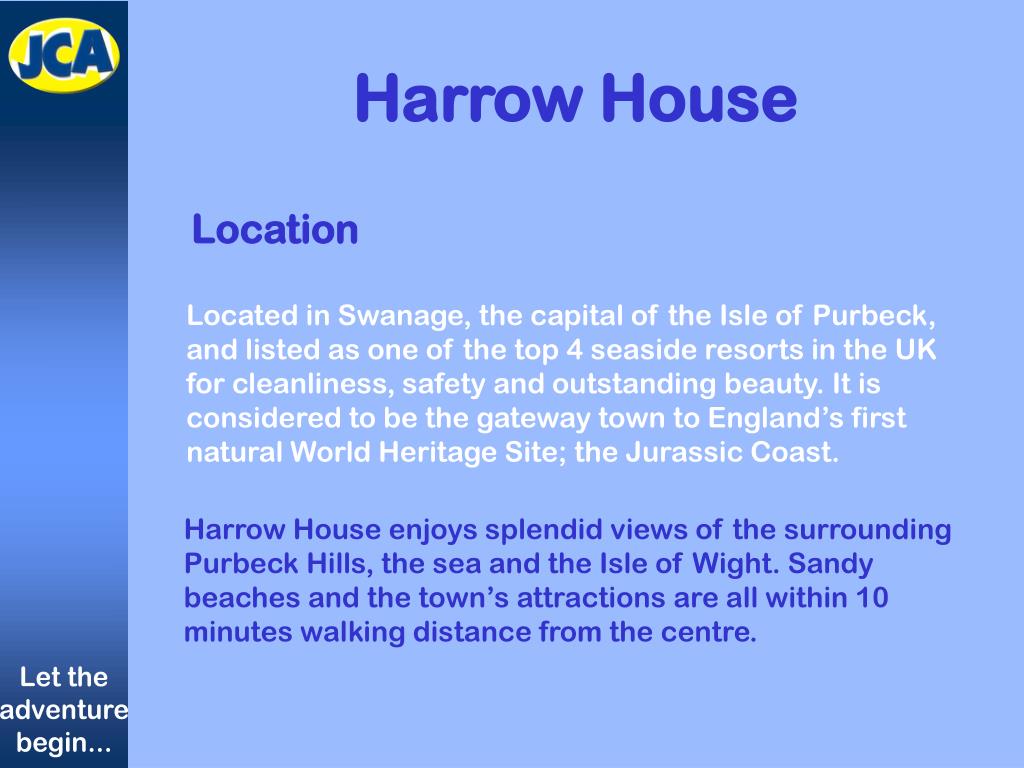 PPT Parents Guide to Harrow House Trip 2010 PowerPoint Presentation