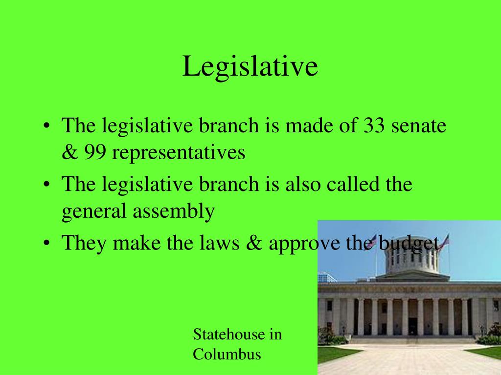 PPT Ohio Government Presentation By Mrs. Heebsh’s Fourth Grade Class