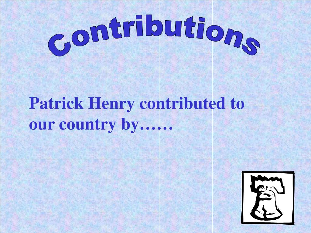 PPT Patrick Henry PowerPoint Presentation, free download ID5555950