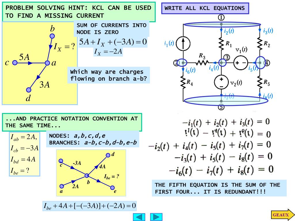 PPT KIRCHHOFF CURRENT LAW PowerPoint Presentation, free