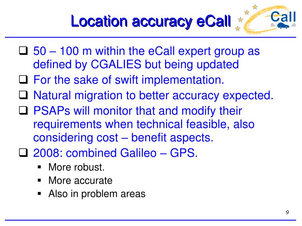 PPT EU PSAPs eCall PSAP requirements PowerPoint Presentation, free