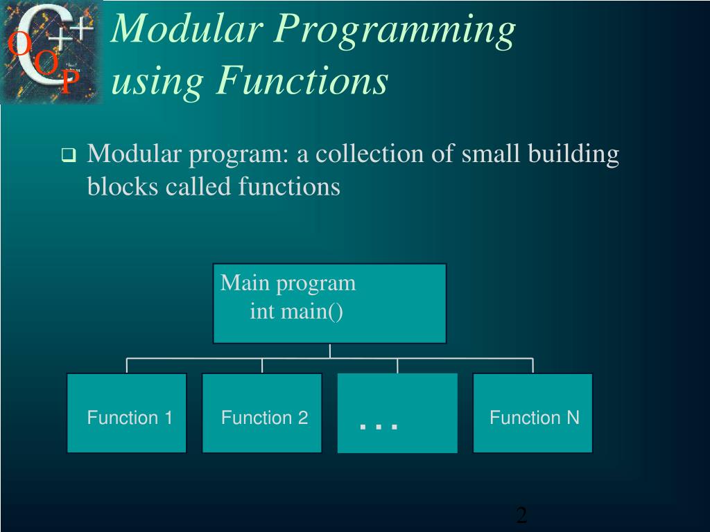 PPT Modular Programming using Functions PowerPoint Presentation, free