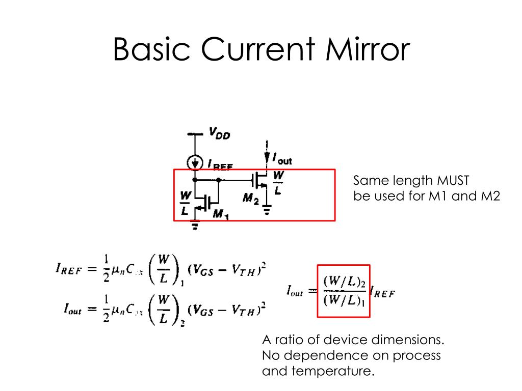 PPT Current Mirror PowerPoint Presentation, free download ID5567639