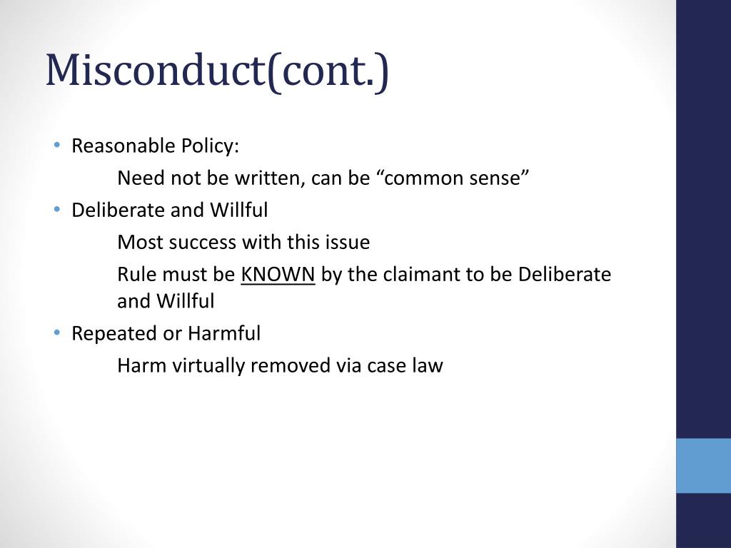 Employment Gross Misconduct Definition DEFINITION KLW