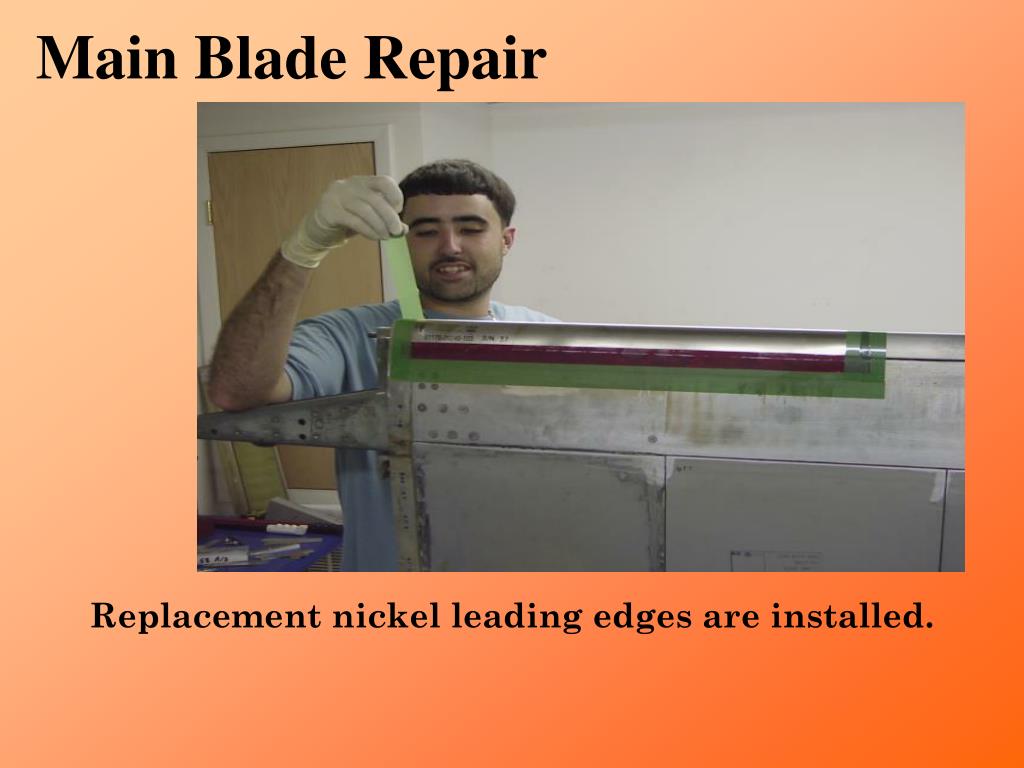 PPT Dedicated to Repairing Sikorsky Rotor Blades PowerPoint