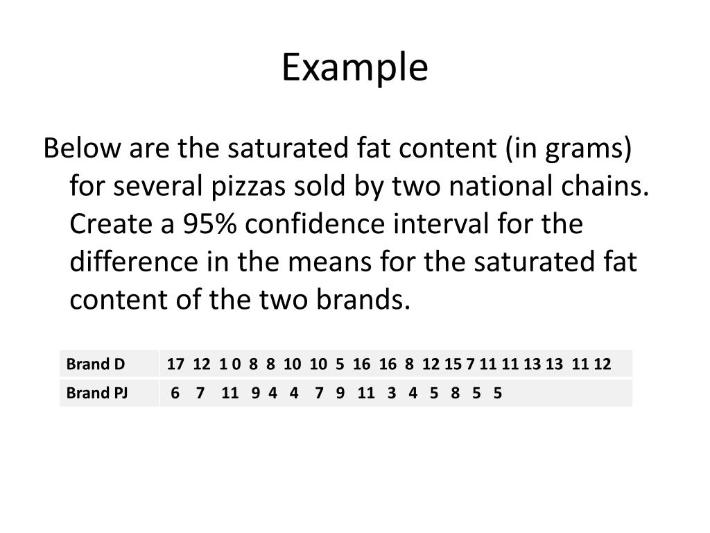 PPT Chapter 24 Comparing Means (when groups are independent