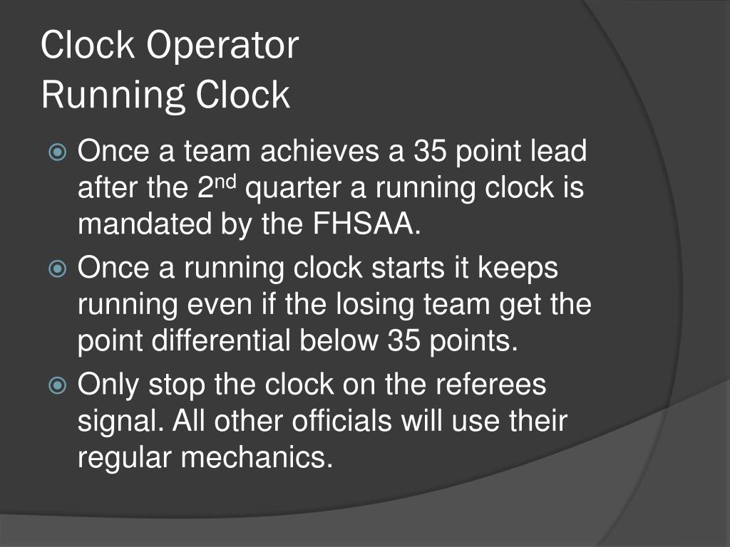 PPT CFOA Football Clock Operators PowerPoint Presentation, free