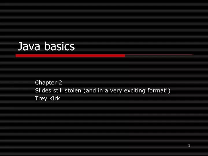 Java Ppt Slides