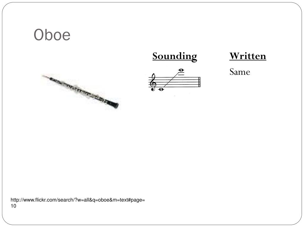 PPT Instrument Transposition PowerPoint Presentation, free download