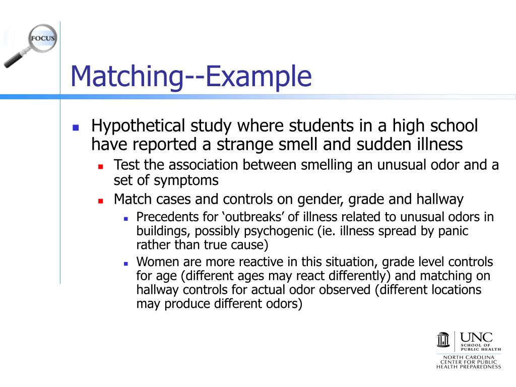 PPT Advanced Data Analysis Methods to Control for Confounding (Matching and Logistic