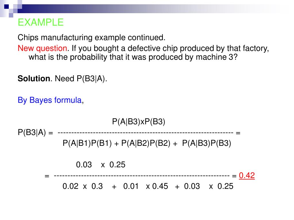 PPT Bayes Theorem PowerPoint Presentation, free download ID5573783