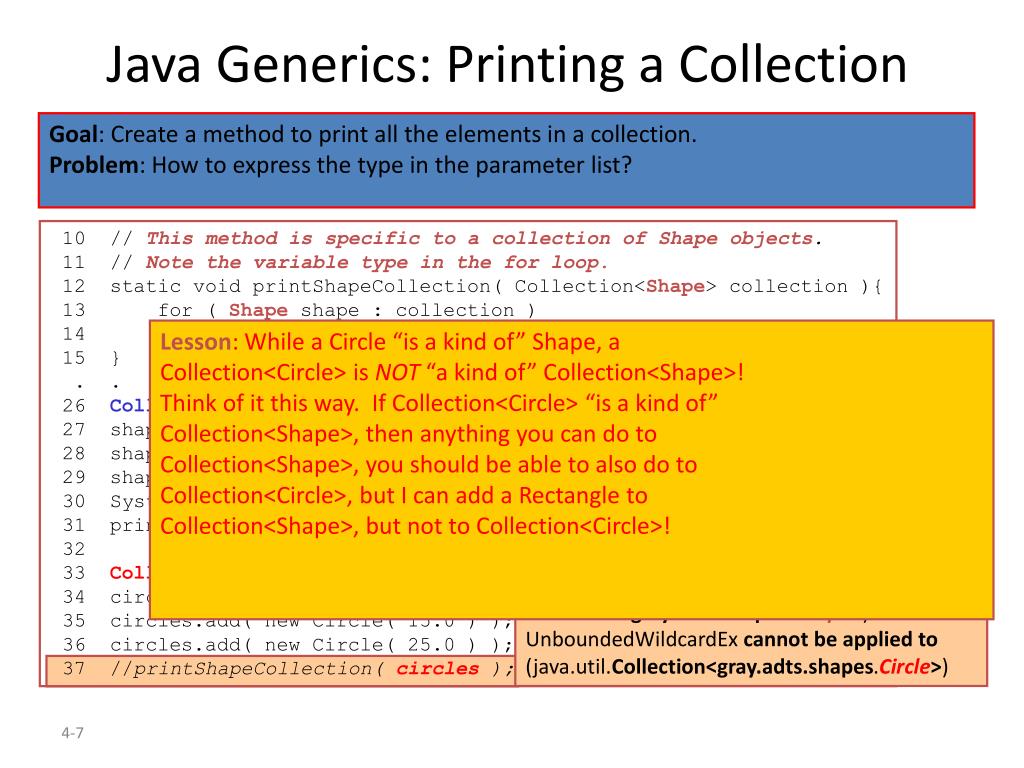 PPT Generic Types in Java PowerPoint Presentation, free download ID