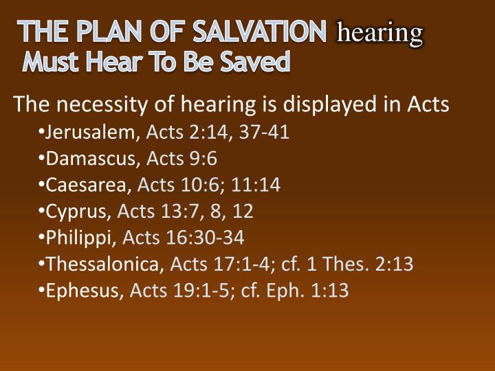 PPT The plan of salvation is revealed in the gospel, Eph. 3112