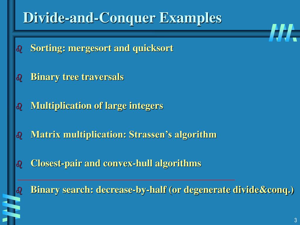 PPT DivideandConquer PowerPoint Presentation, free