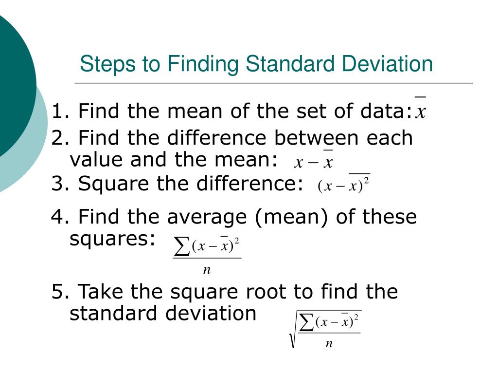 PPT 12.4 Standard Deviation PowerPoint Presentation, free download