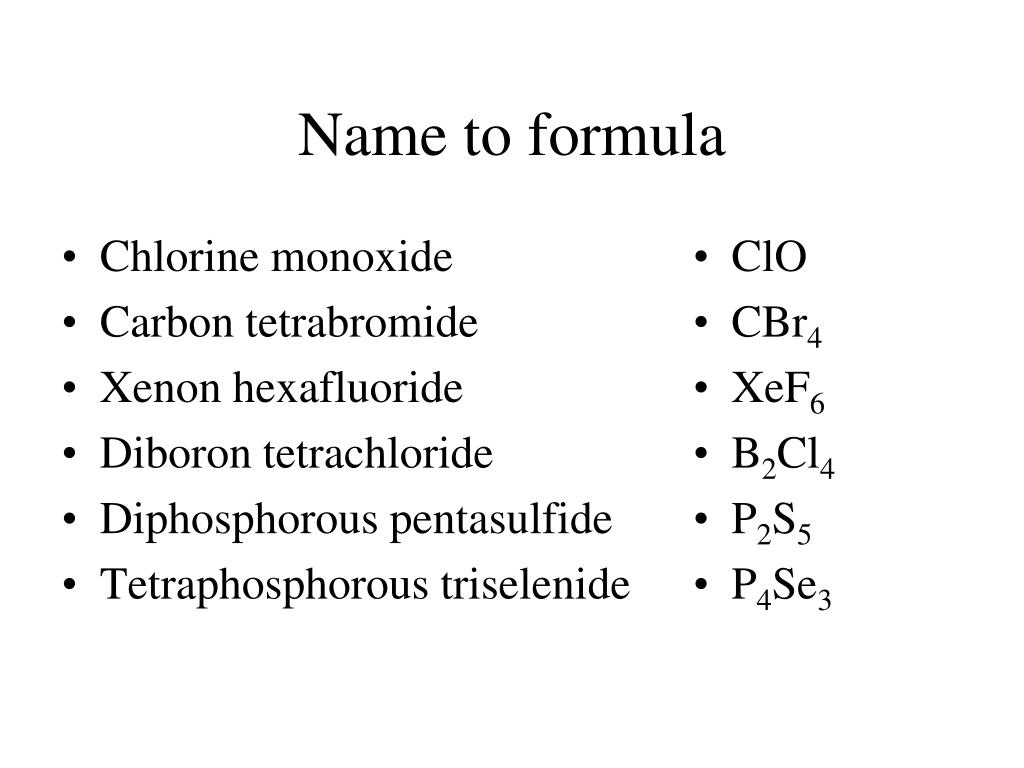 PPT Chemical Nomenclature PowerPoint Presentation, free download ID