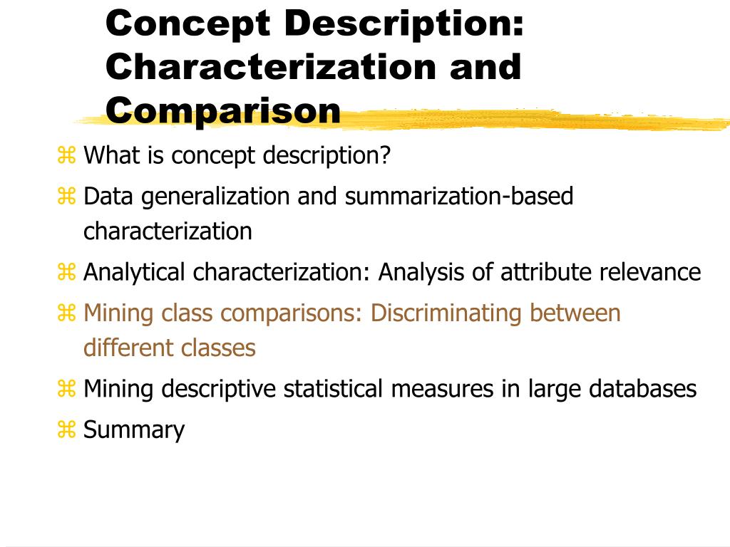 PPT Data Mining Characterization PowerPoint Presentation, free