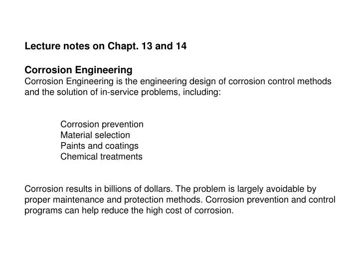 1 Basics of Corrosion Chemistry Wiley-VCH