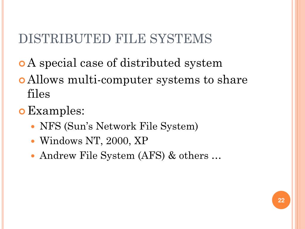 PPT 1DT057 DISTRIBUTED INFORMATION SYSTEM DISTRIBUTED FILE SYSTEM