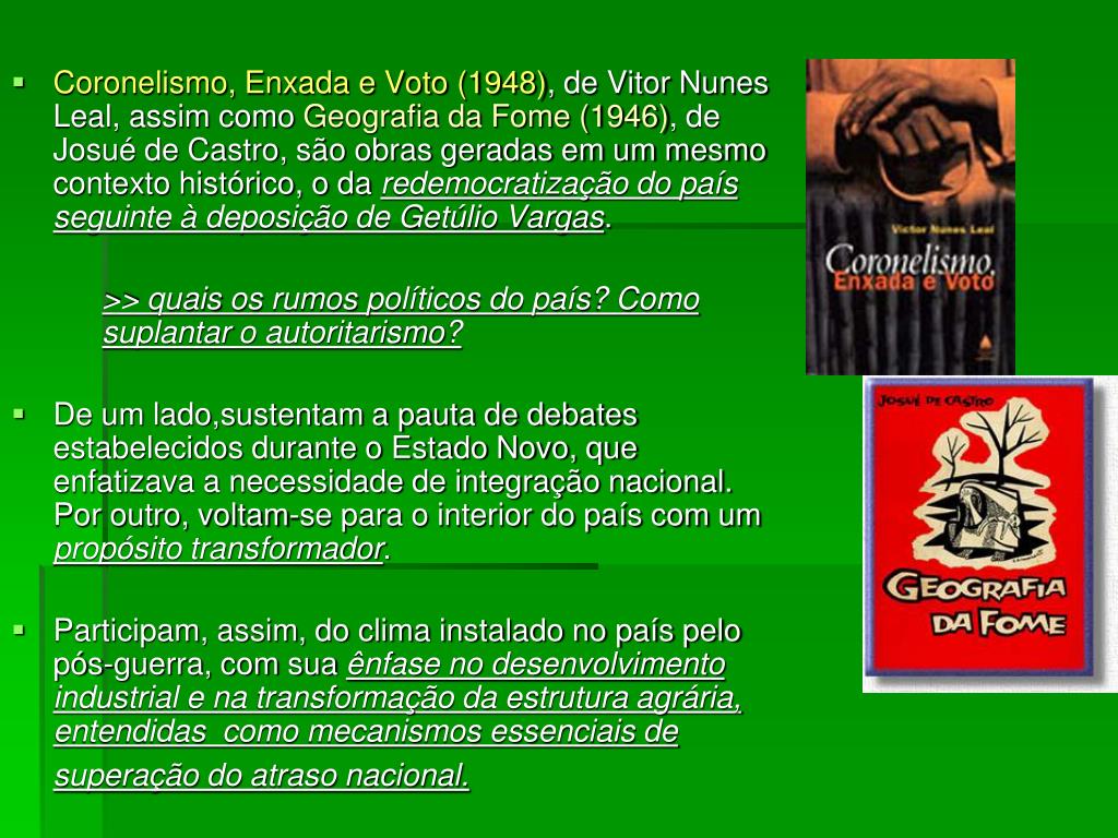 PPT Coronelismo, Enxada e Voto PowerPoint Presentation, free download