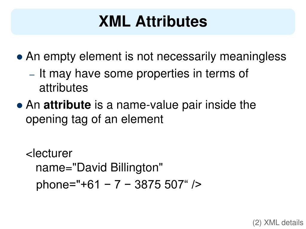 PPT Chapter 2 Structured  Documents in XML PowerPoint Presentation