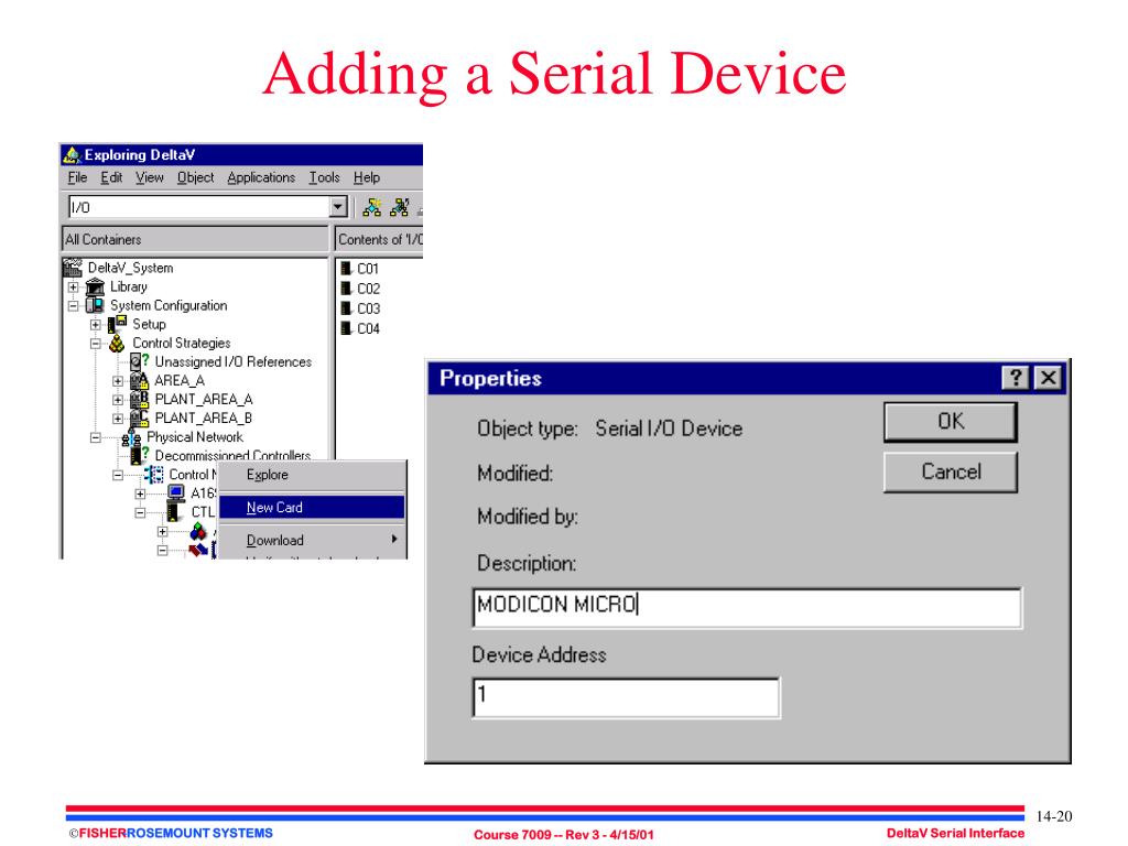 PPT - DeltaV Serial Interface PowerPoint Presentation, free download