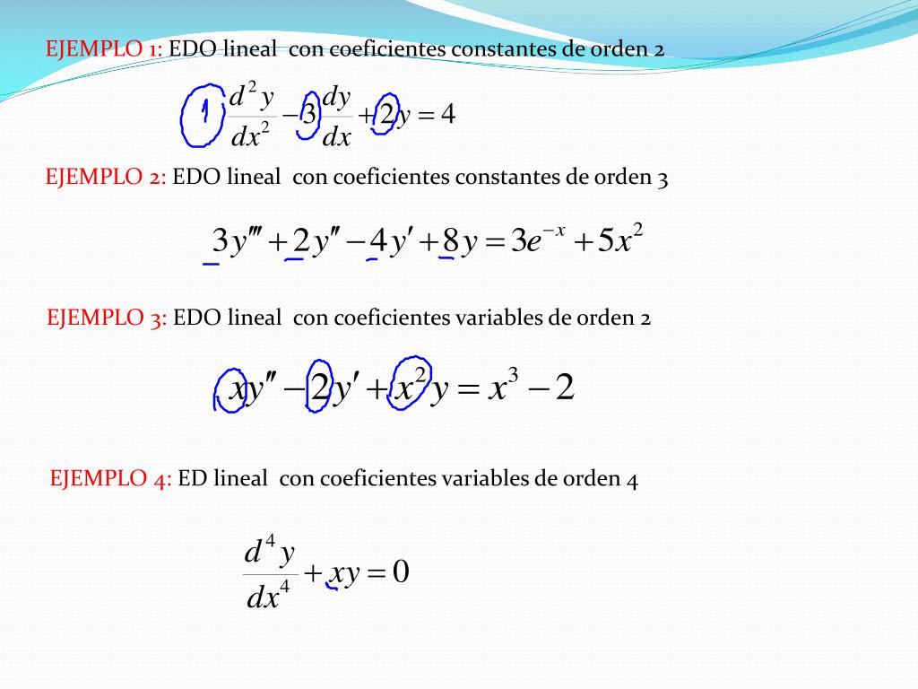 PPT Ecuaciones diferenciales de orden superior PowerPoint