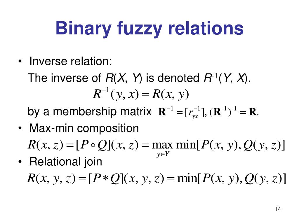 PPT PART 5 Fuzzy Relations PowerPoint Presentation, free download