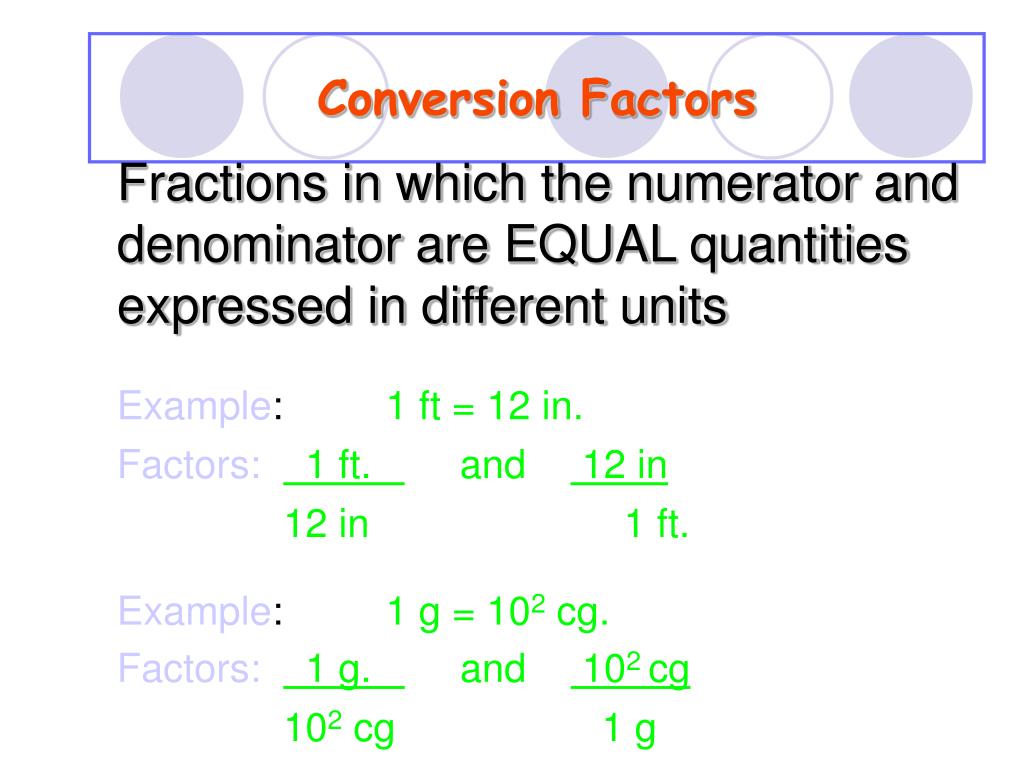 PPT DIMENSIONAL ANALYSIS (also known as FactorLabel Method