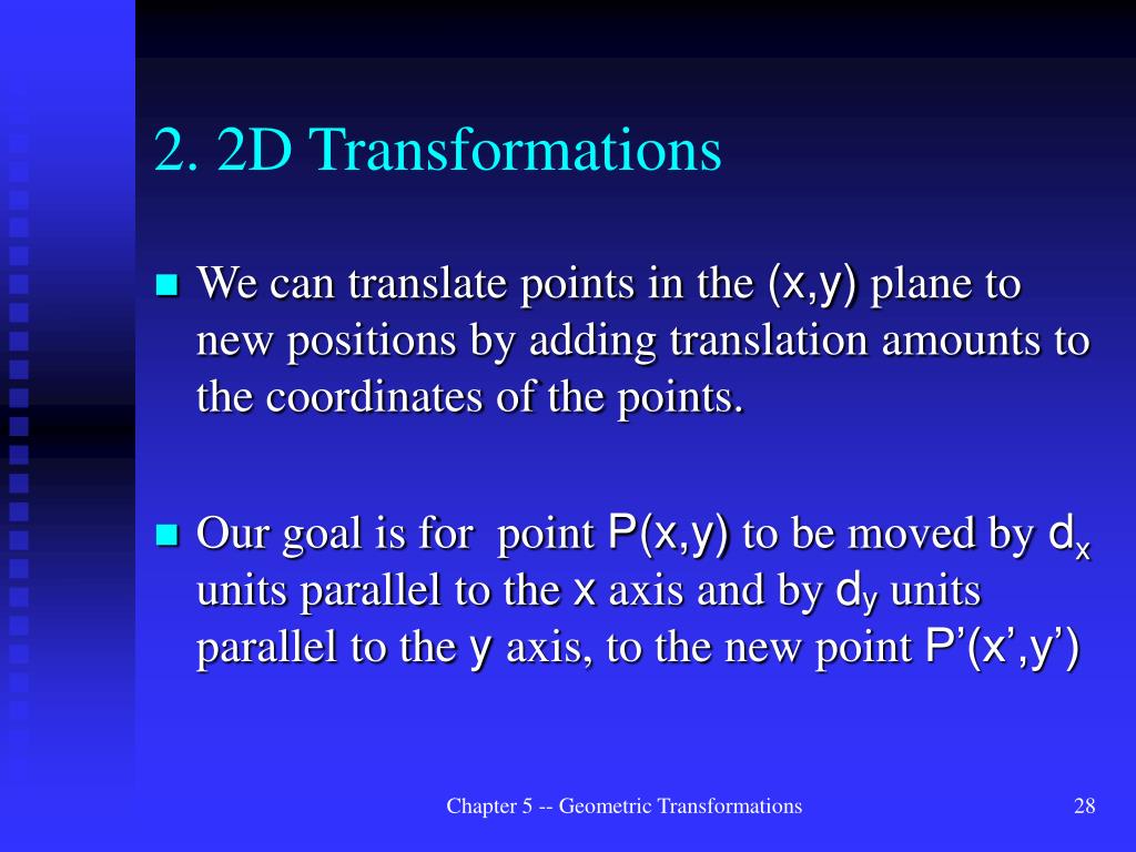 PPT Geometrical Transformations PowerPoint Presentation, free