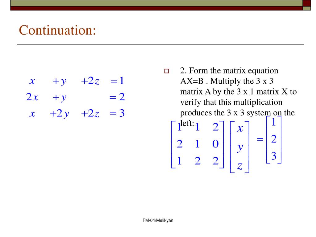 PPT Matrices Inverse Matrix PowerPoint Presentation ID5601422