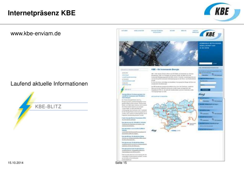 PPT Unternehmenspräsentation KBE Kommunale