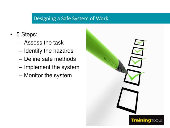 PPT Safe Systems of Work PowerPoint Presentation ID5608955