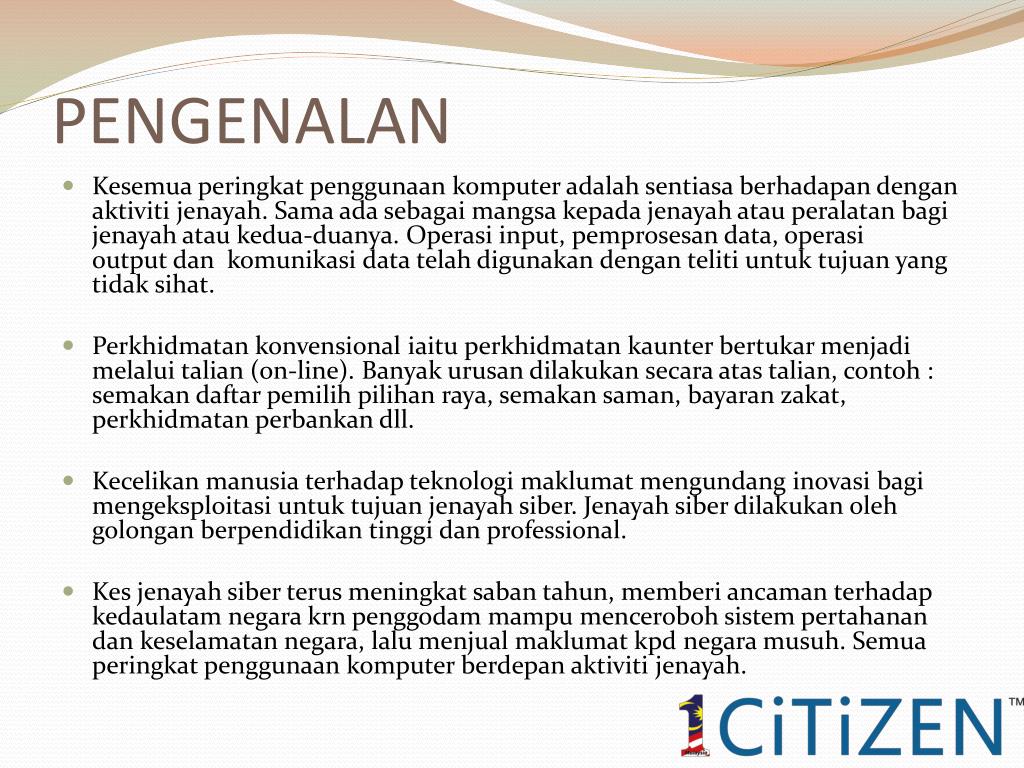 PPT JENAYAH SIBER PowerPoint Presentation, free download